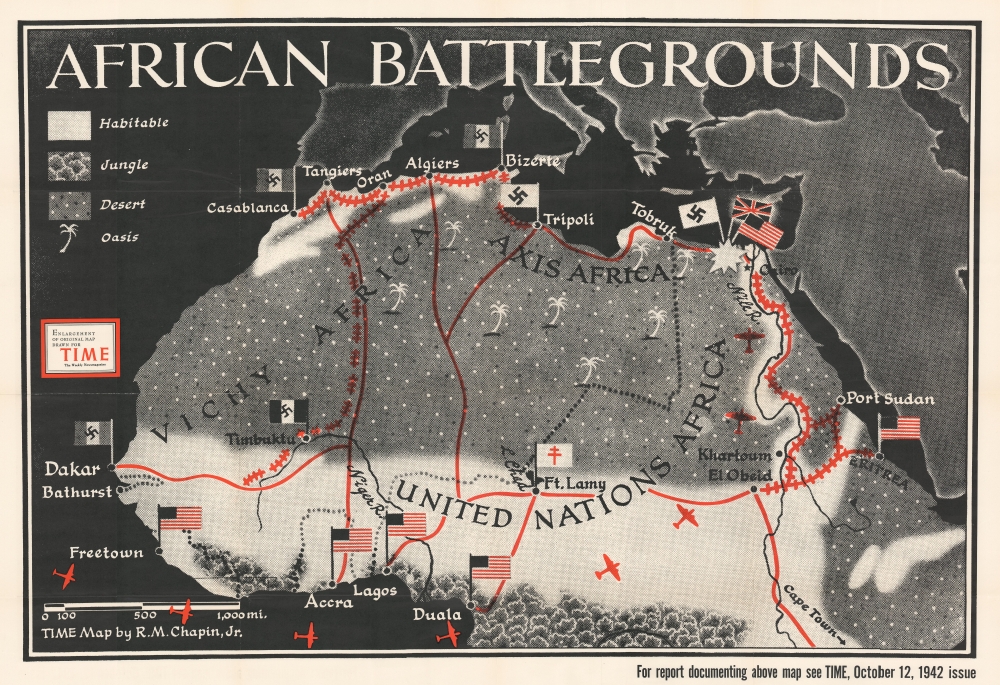North Africa Ww2 Map : Amazon Com Vintage 1945 Map Of Battles And ...