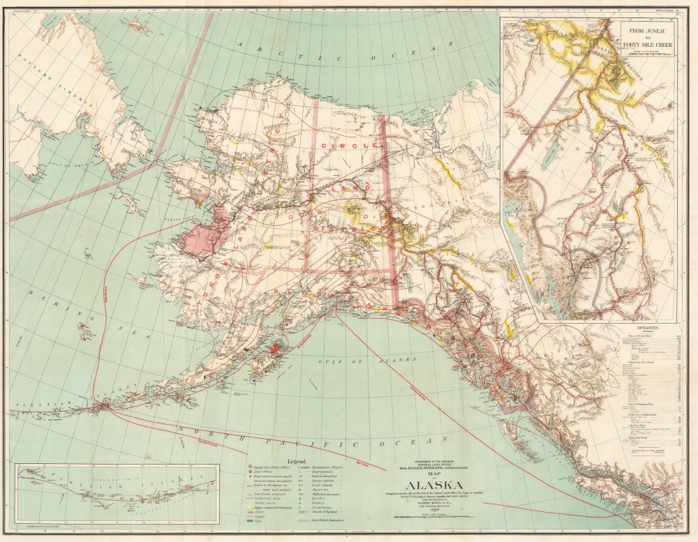 Map of Alaska. - Main View