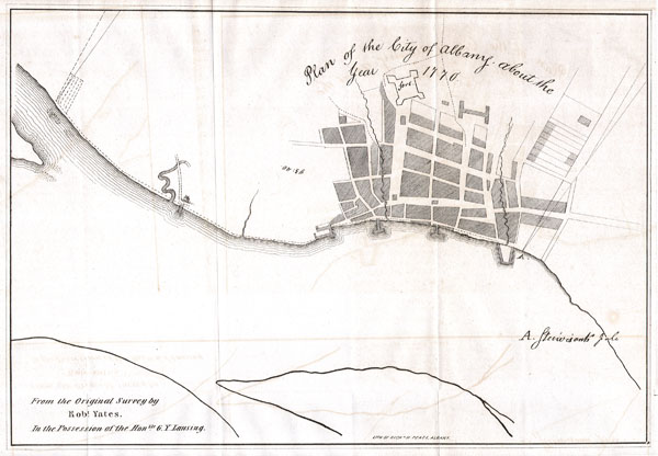 Plan of the City of Albany about the Year 1770. - Main View
