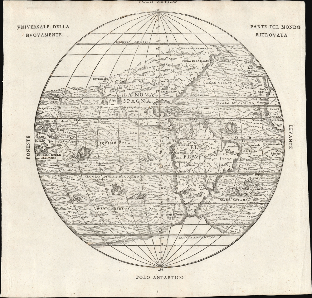 Universale Della Parte De Mondo Nuovamente Ritrovata. - Main View