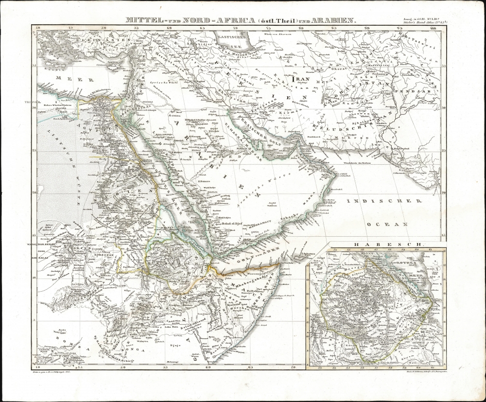 Mittel-und-Nord-Africa (östl. Theil) und Arabien. - Main View