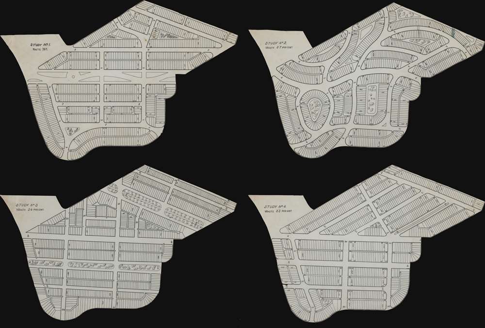 Plan of Region West of Back Bay Park Boston, Mass. - Alternate View 3