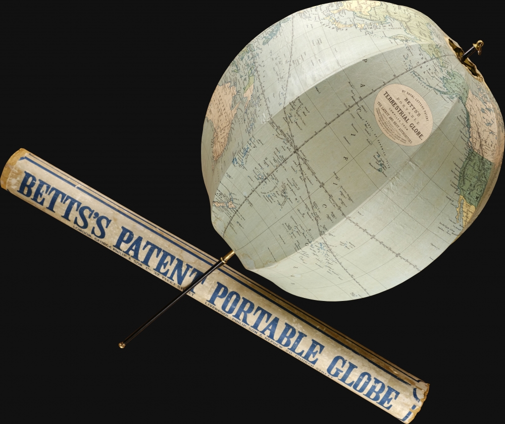 Betts's Portable Terrestrial Globe. - Alternate View 1