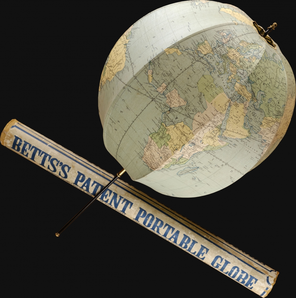 Betts's Portable Terrestrial Globe. - Alternate View 2