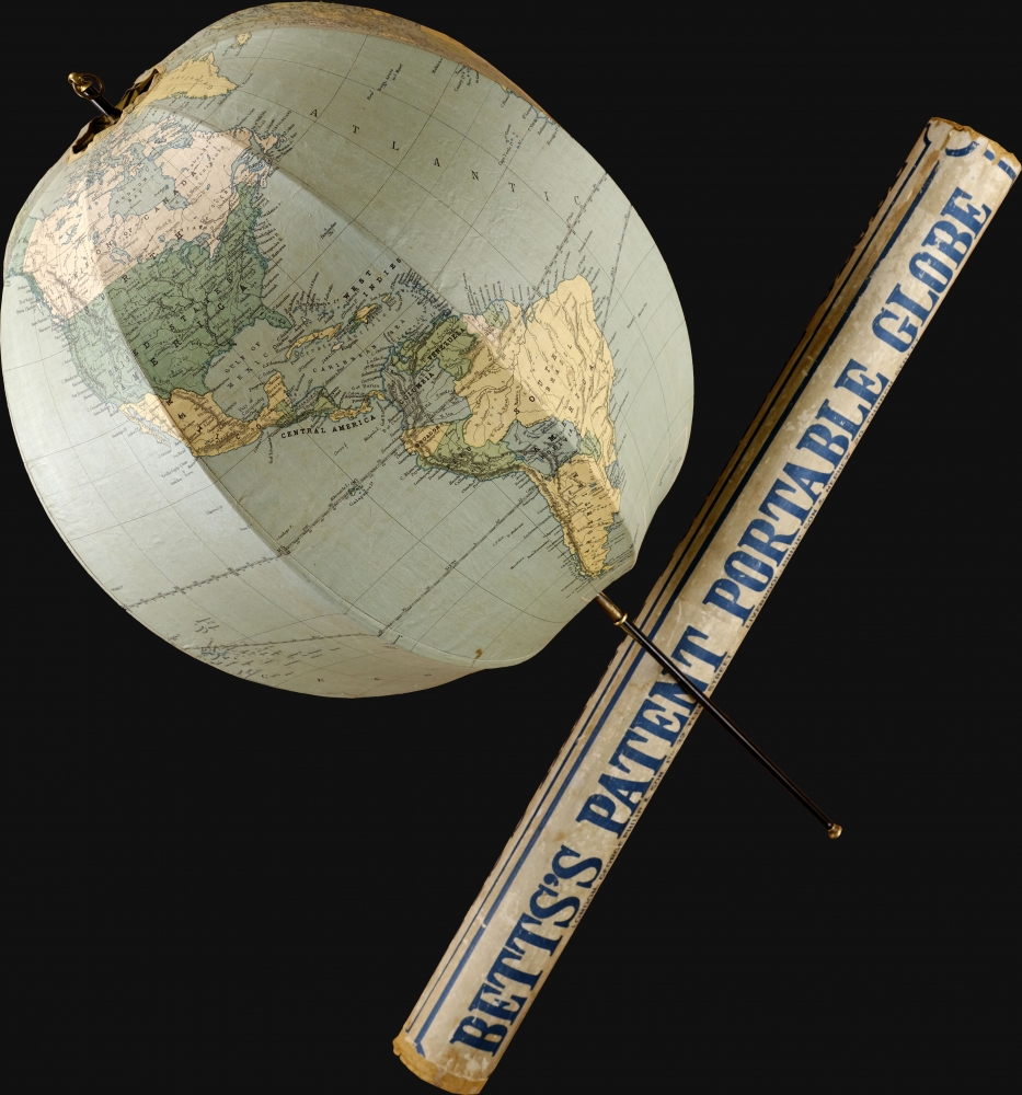 Betts's Portable Terrestrial Globe. - Main View