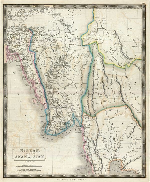 Birmah, with part of Anan and Siam.: Geographicus Rare Antique Maps