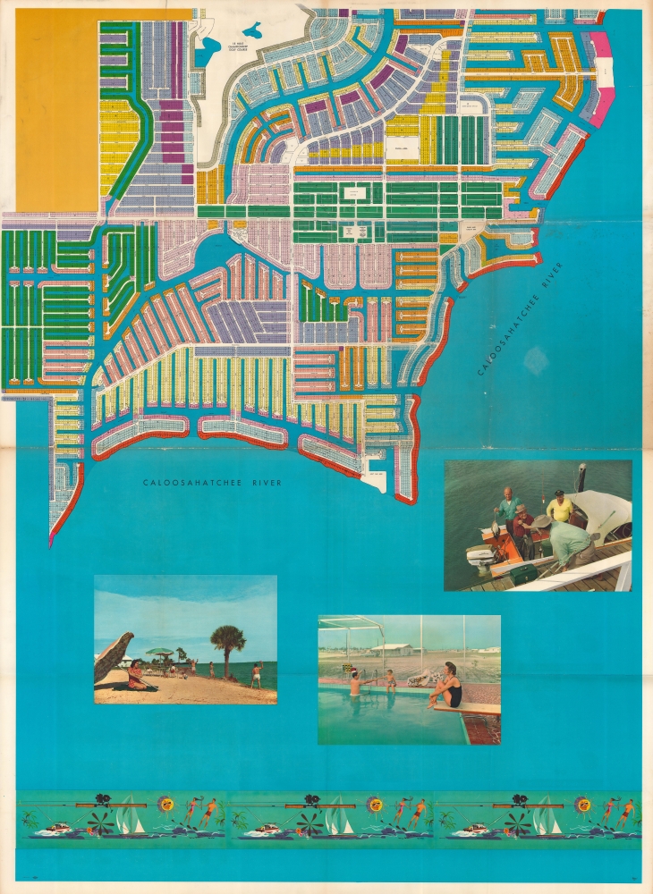 Cape Coral, Florida. 'A Waterfront Wonderland.': Geographicus Rare ...