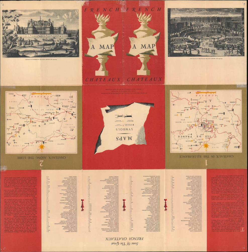 A Map French Châteaux. - Alternate View 1