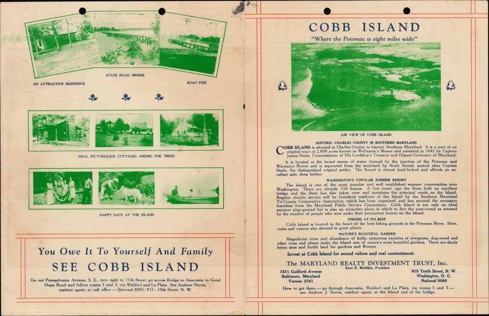 Cobb Island / Cobb Island Charles County, Maryland. - Alternate View 1