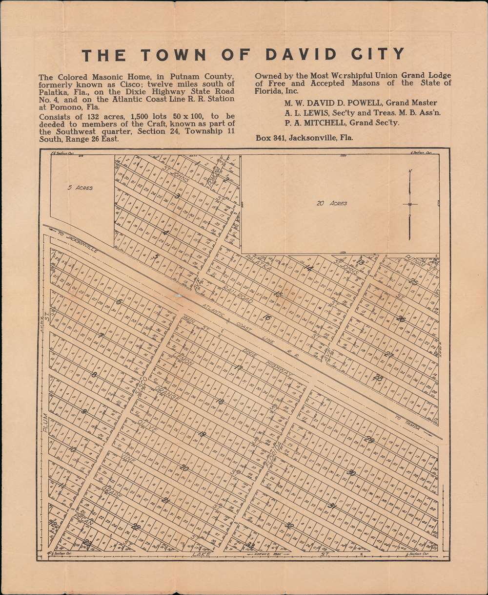 The Town of David City. - Main View