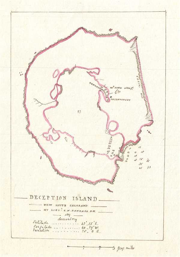 Deception Island New South Shetland. - Main View