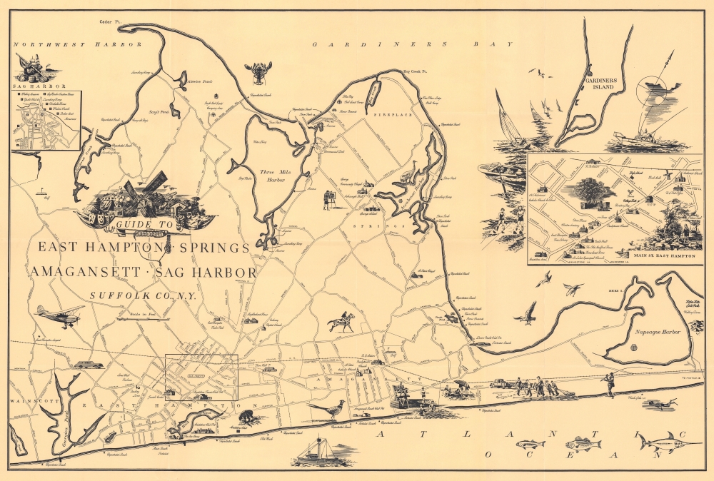 Guide to East Hampton, Springs, Amagansett, Sag Harbor, Suffolk Co., N.Y. - Main View