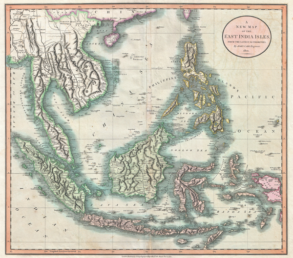 A New Map of the East India Isles, from the Latest Authorities. - Main View
