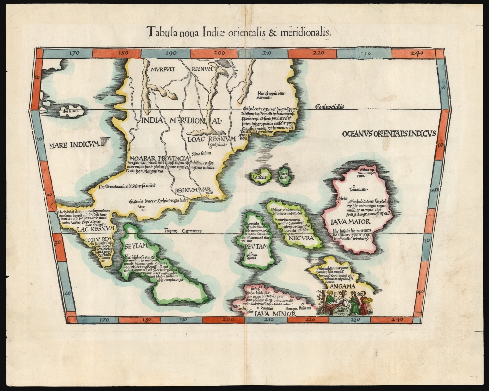 Tabula nova Indiae orientalis et meridionalis. - Main View