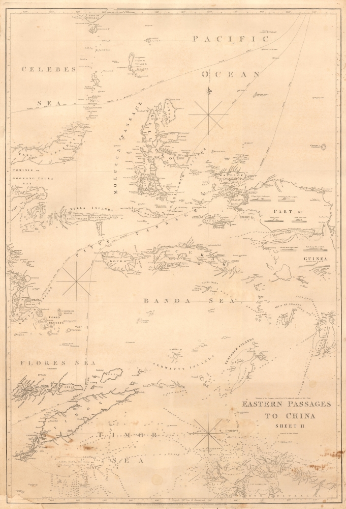 Eastern Passages to China Sheet II. - Main View