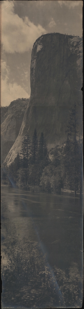 1906 Arthur C. Pillsbury Panoramic Photograph of El Capitan, Yosemite National Park