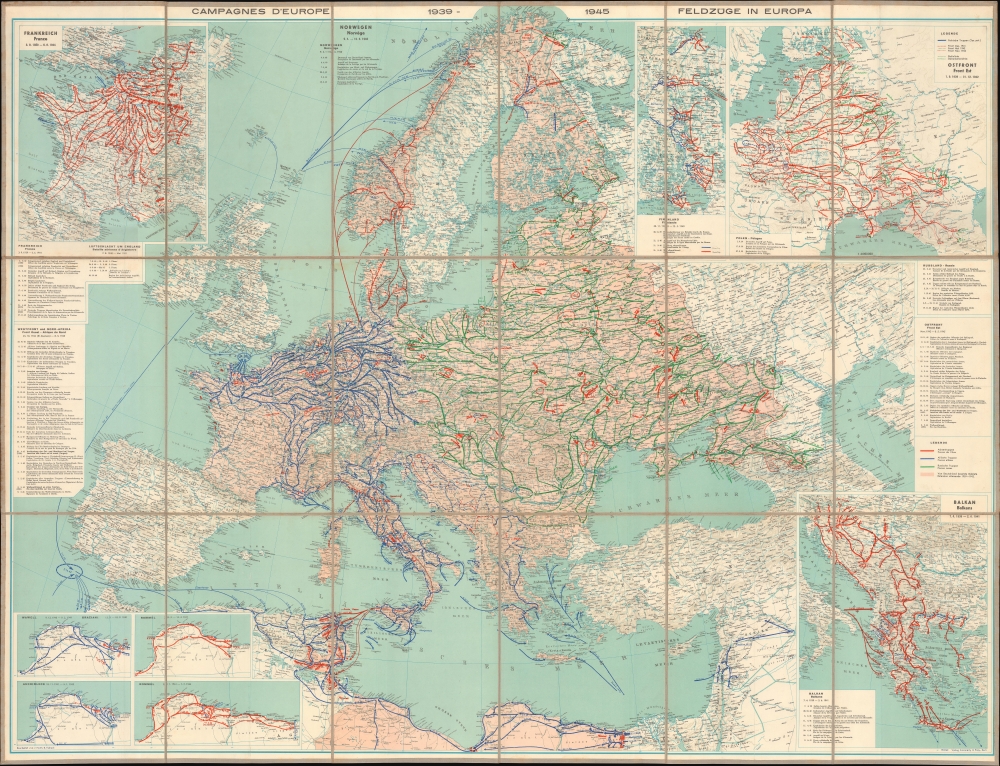 Die Feldzüge in Europa 1939 - 1945. - Main View