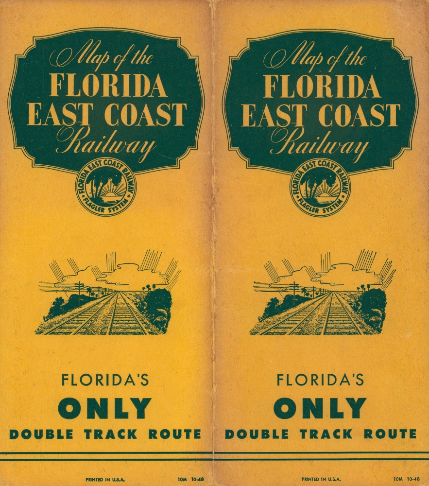 Map of the Florida East Coast Railway. - Alternate View 1