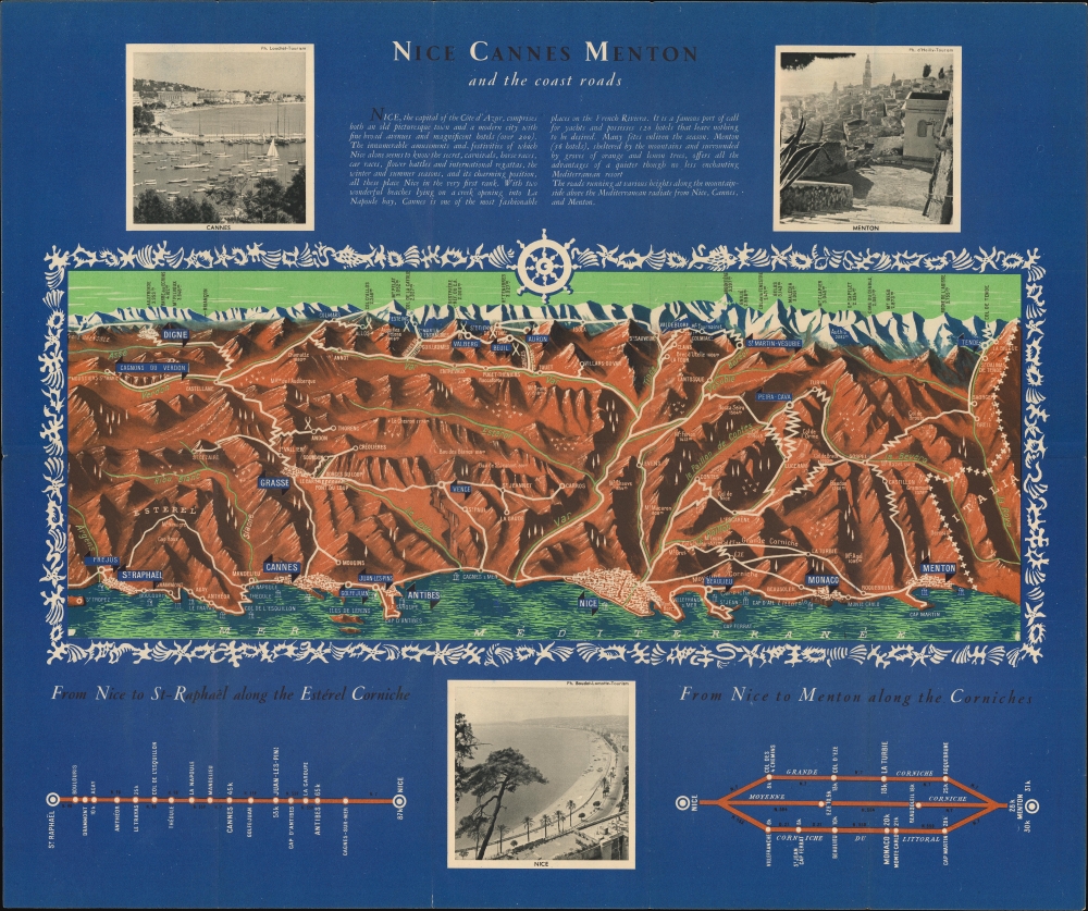 Nice Cannes Menton and the Coast Roads. - Main View