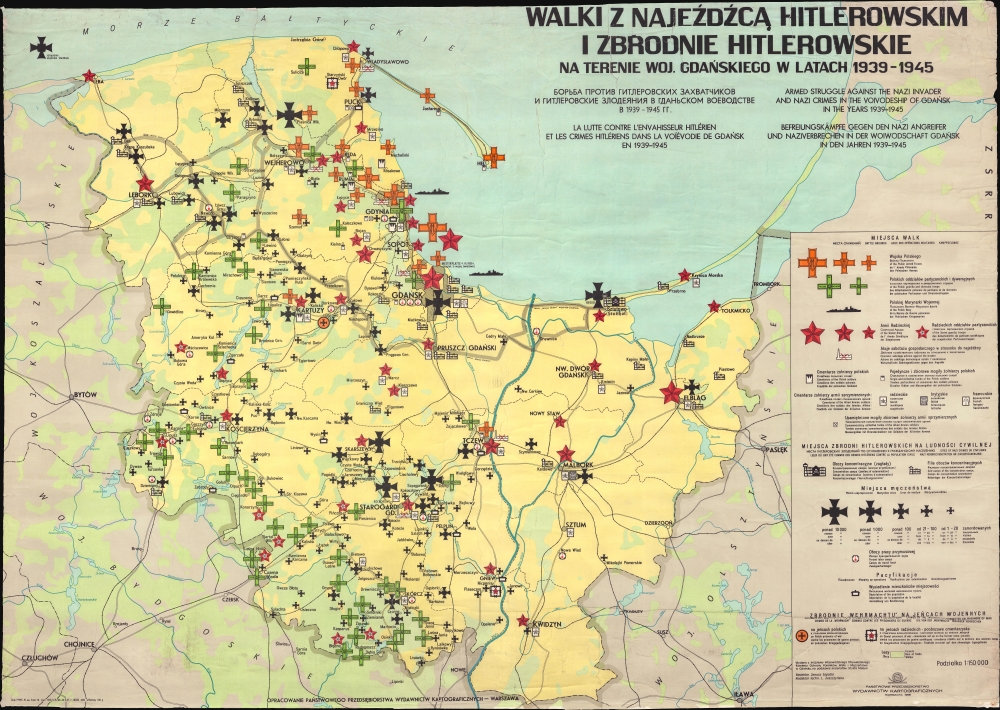 Walki z Najeźdźcą Hitlerowskim i Zbrodnie Hitlerowskie na Terenie Woj. Gdańskiego w Latach 1939 - 1945. Armed Struggle Against the Nazi Invader and Nazi Crimes in the Voivodeship of Gdańsk in the Years 1939 - 1945. - Main View