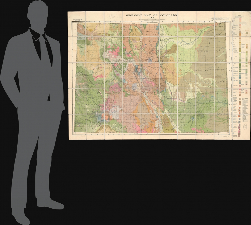 Geologic Map of Colorado. - Alternate View 1