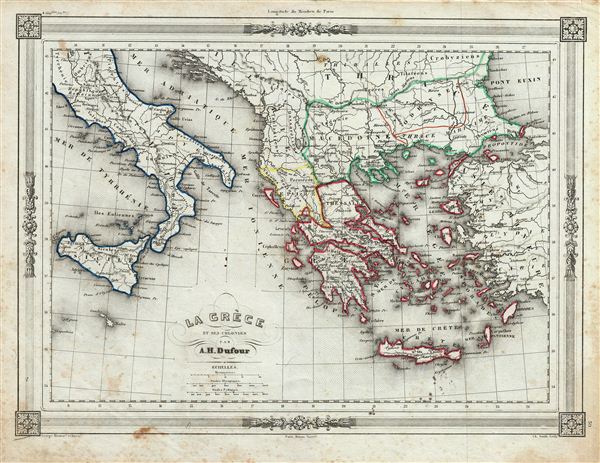 La Greece et ses Colonies. - Main View