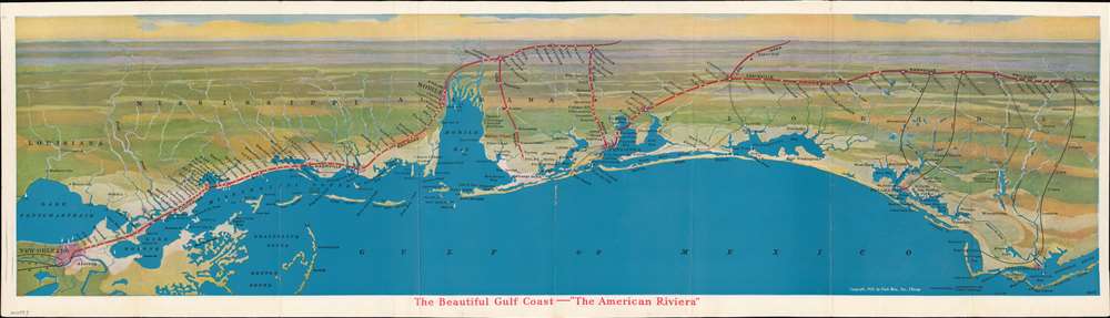 The Beautiful Gulf Coast - 'The American Riviera'. - Main View