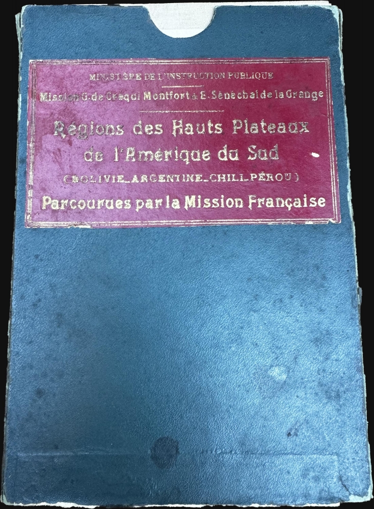 Régions des Hauts-Plateaux de l'Amérique du Sud (Bolivie, Argentine, Chili, Pérou) parcourues par la mission française. Carte dressée par V. Huot, d'après les travaux des membres de la mission, les sources originales inédites et les documents les plus récents. - Alternate View 2