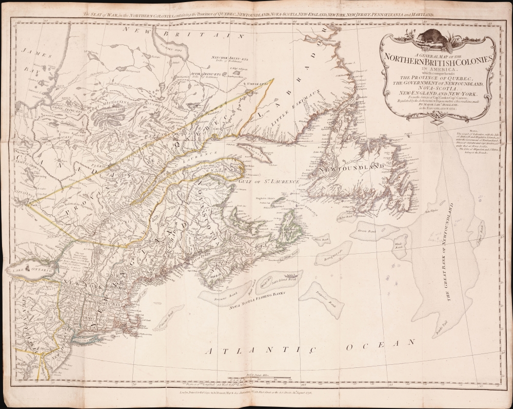 The American Military Pocket Atlas; being An approved Collection of Correct Maps, both General and Particular, of The British Colonies; Especially those which now are, or probably may be The Theatre of War. - Alternate View 2