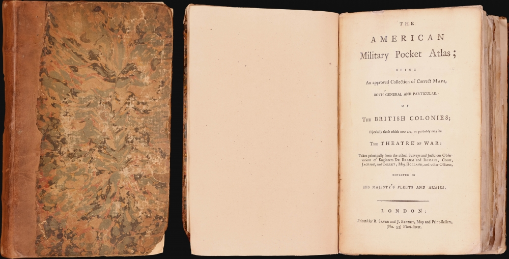 The American Military Pocket Atlas; being An approved Collection of Correct Maps, both General and Particular, of The British Colonies; Especially those which now are, or probably may be The Theatre of War. - Alternate View 6