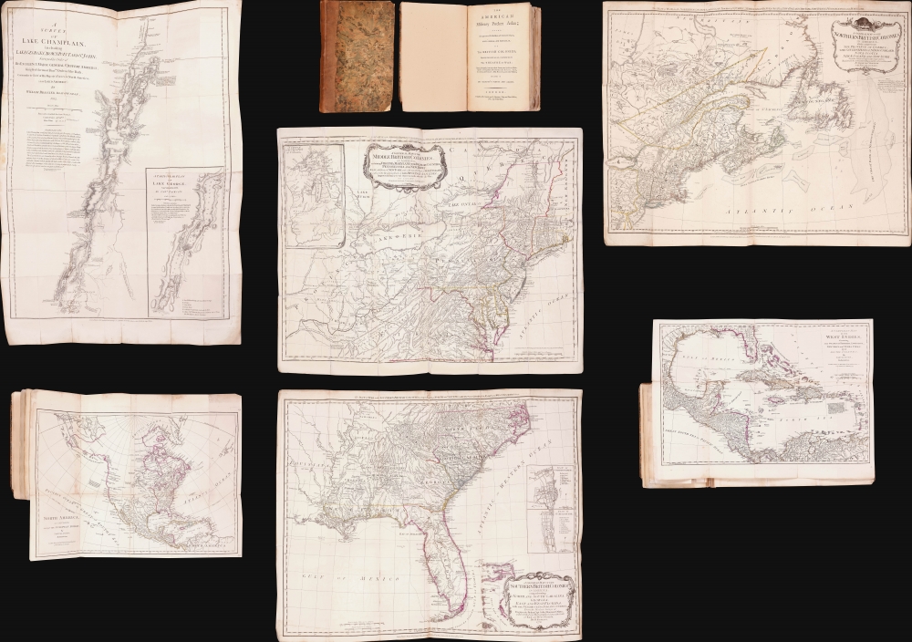 The American Military Pocket Atlas; being An approved Collection of Correct Maps, both General and Particular, of The British Colonies; Especially those which now are, or probably may be The Theatre of War. - Main View