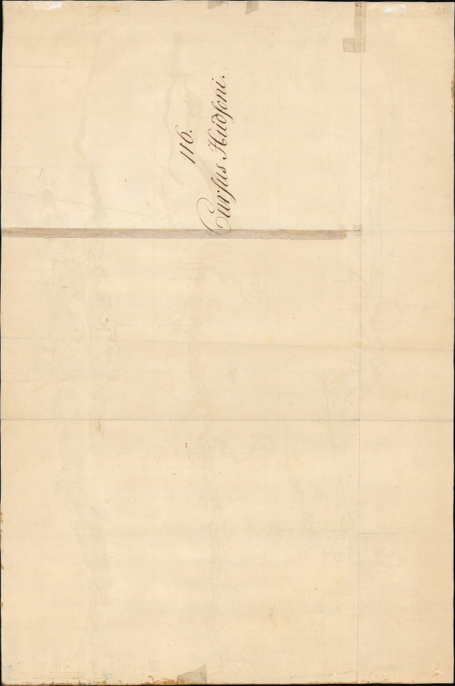 A Topographical Map of Hudsons River, with the channels depth of water, rocks, shoals etc. and the country adjacent, from Sandy-Hook, New York and bay to Fort Edward, also the communication with Canada by Lake George and Lake Champlain, as high as Fort Chambly on Sorel River. - Alternate View 2