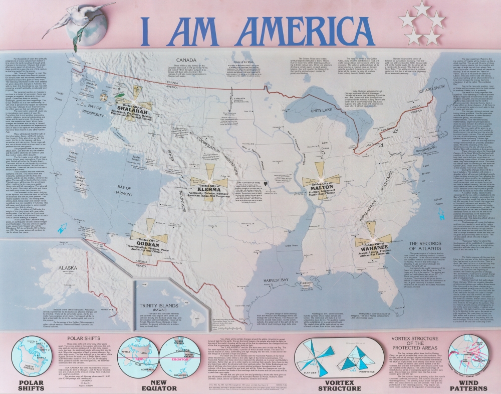 I Am America.: Geographicus Rare Antique Maps