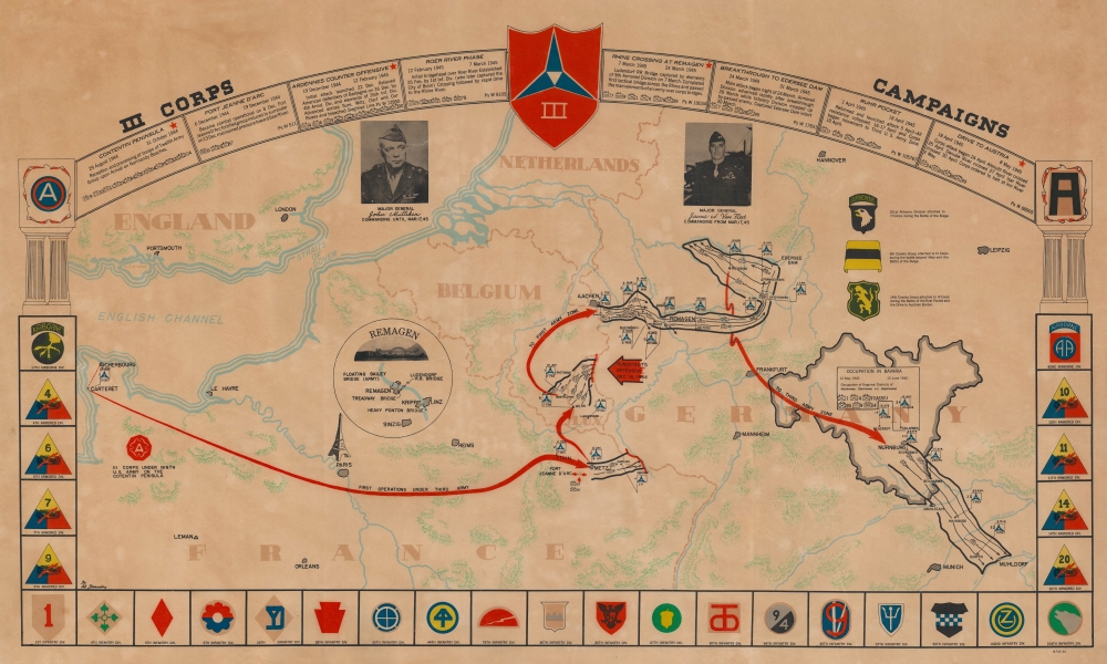 III Corps Campaigns. - Main View