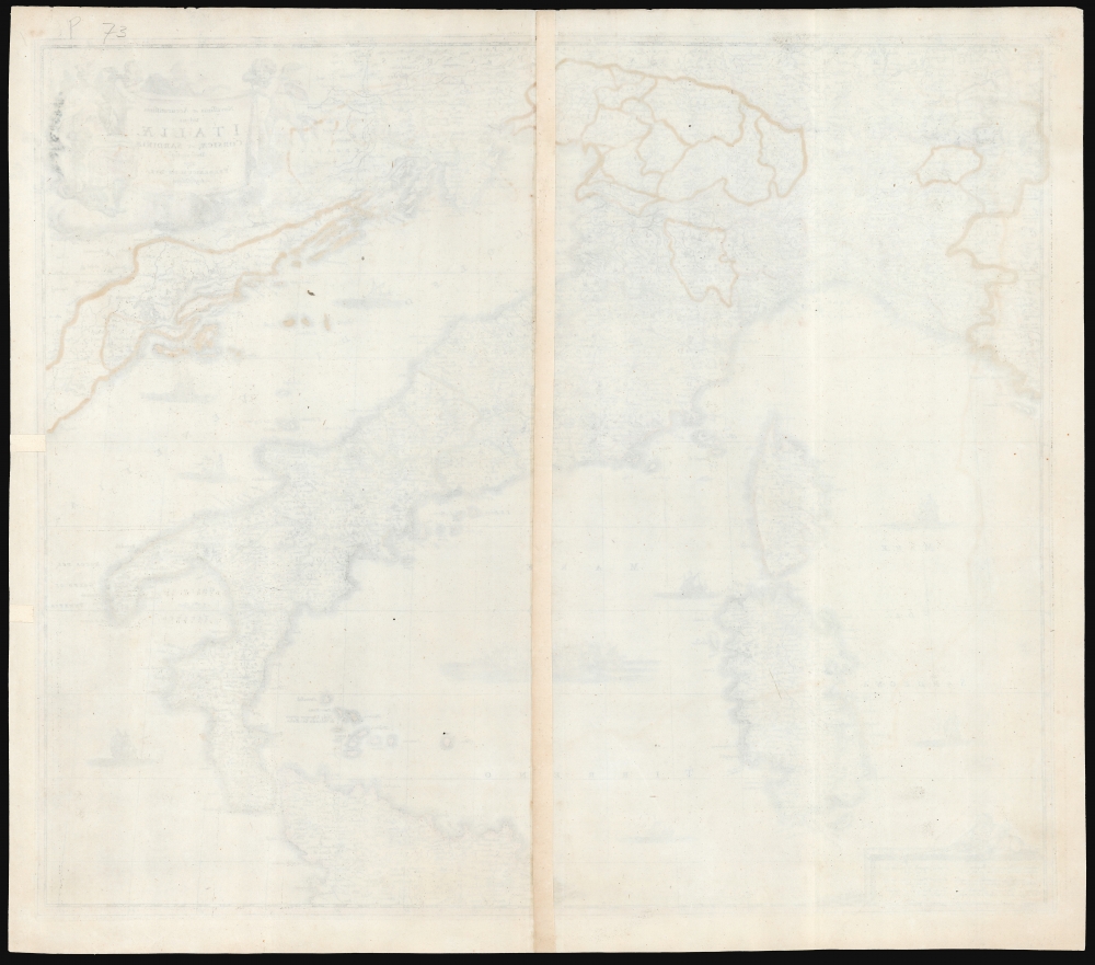 Novissima et Accuratissima totius Italiae, Corsicae et Sardiniae Descriptio Per Fredericum De Wit Amstelodami. - Alternate View 1