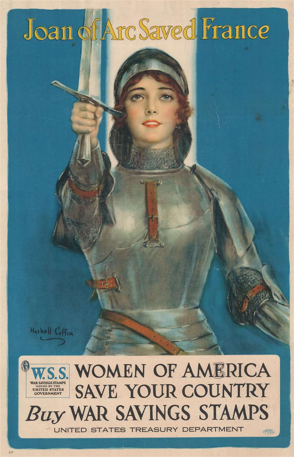 Joan of Arc Saved France. Women of America Save Your Country Buy War Savings Stamps. - Main View