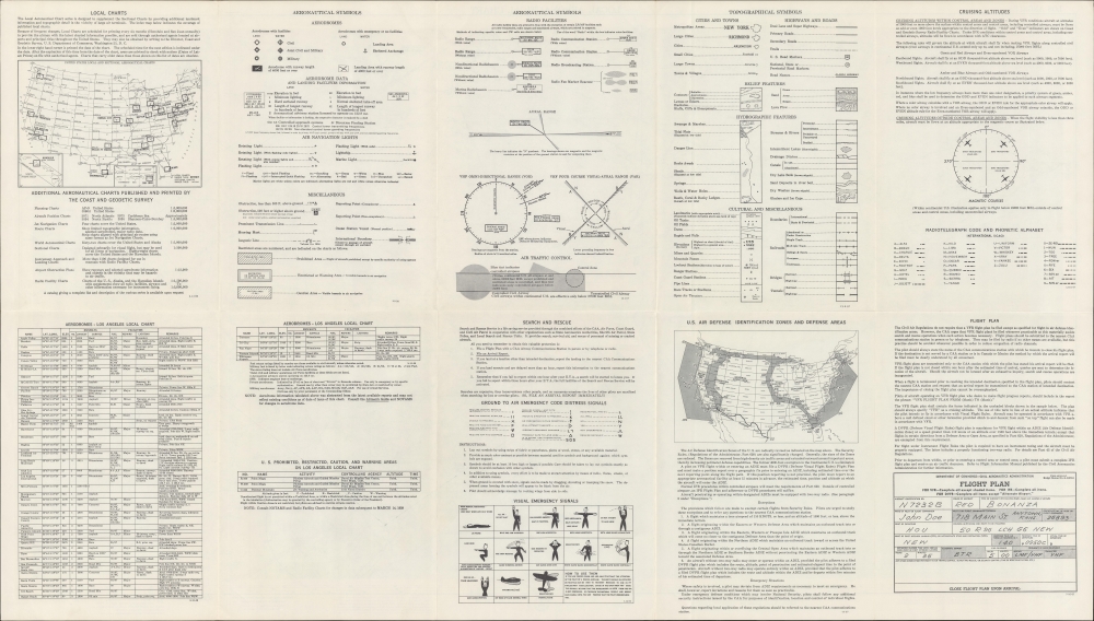 Los Angeles Local Aeronautical Chart. 24th Edition. - Alternate View 2