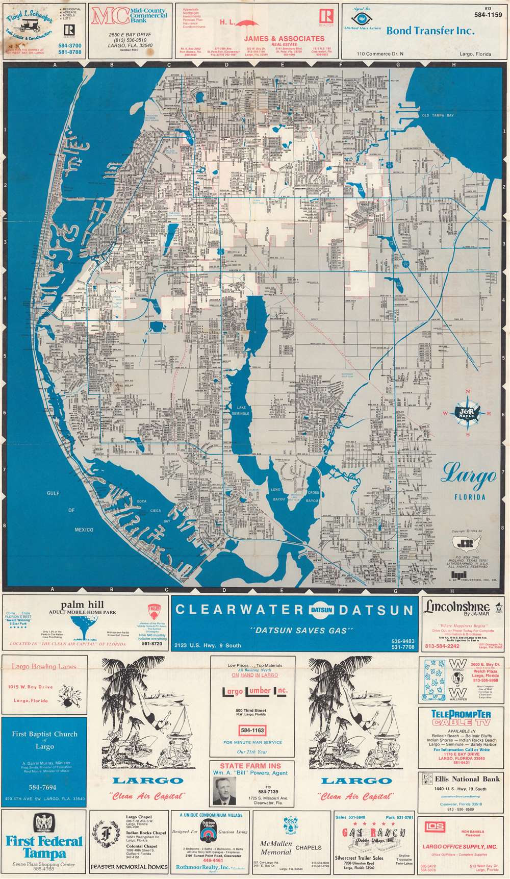 Detailed Map Of Largo Florida