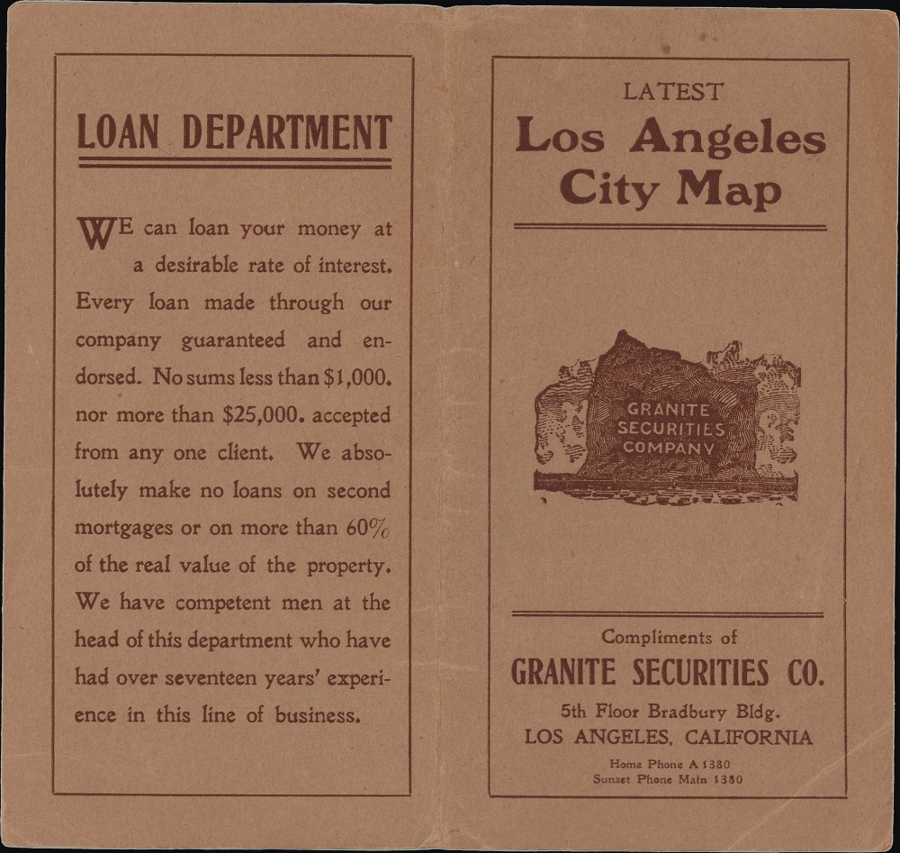 Map of Los Angeles City / Map of Proposed Greater Los Angeles and Vicinity. Showing Railways and Electric Lines radiating from Los Angeles to adjacent Points. - Alternate View 2