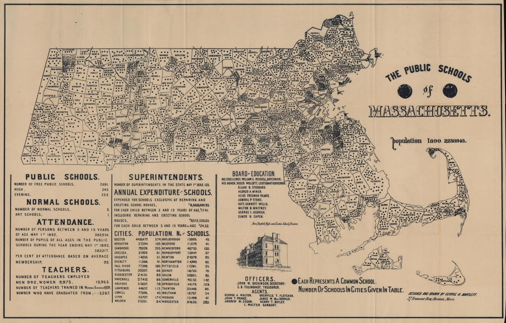 The Public Schools of Massachusetts. - Main View