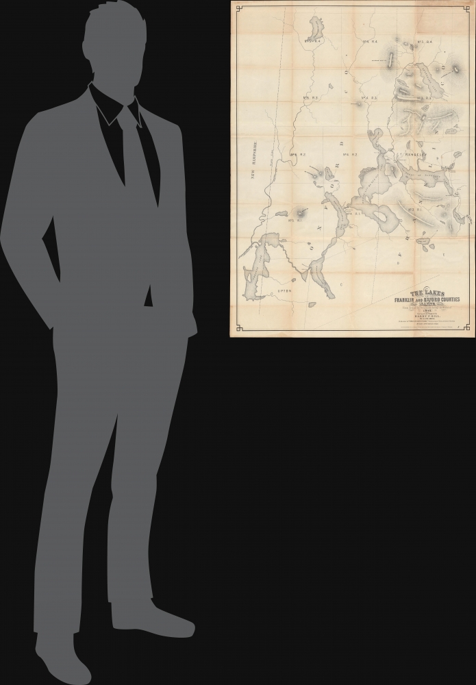 The Lakes of Franklin and Oxford Counties Maine. From Actual Surveys made during the winter of 1876. / Dill’s Survey of the Rangeley Lakes. - Alternate View 1