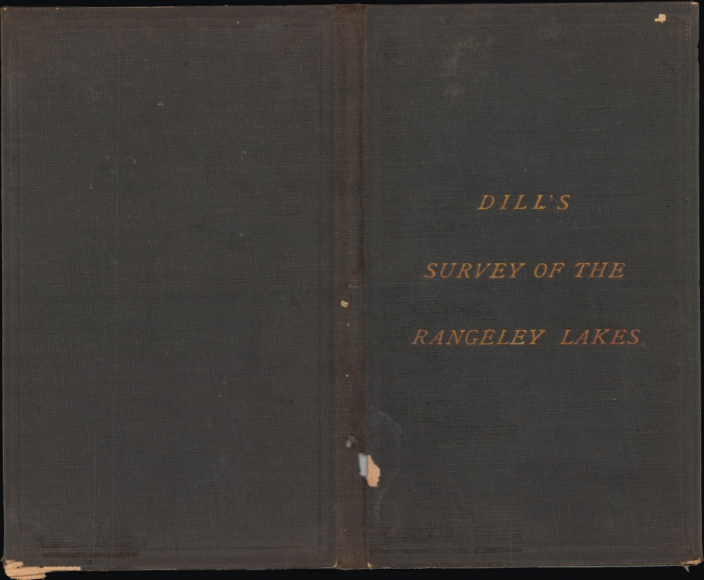 The Lakes of Franklin and Oxford Counties Maine. From Actual Surveys made during the winter of 1876. / Dill’s Survey of the Rangeley Lakes. - Alternate View 2