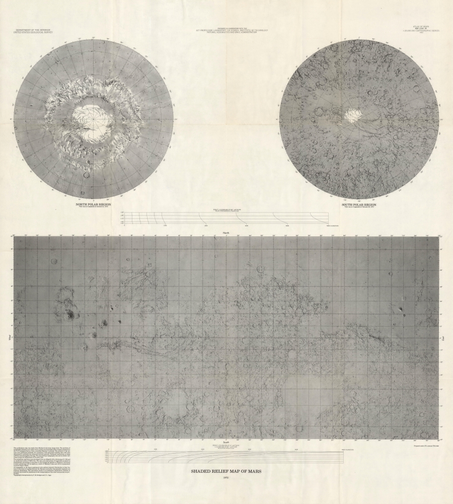 Shaded Relief Map of Mars. - Main View