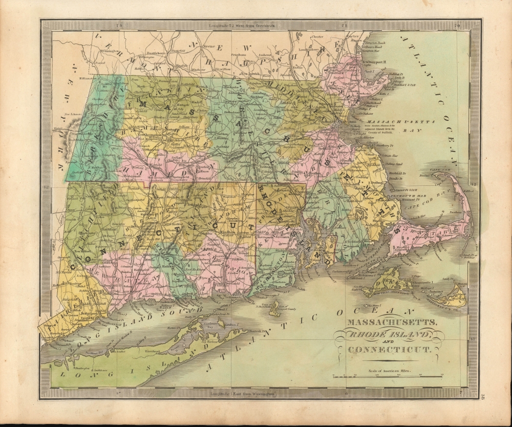 Massachusetts, Rhode Island, and Connecticut. - Main View