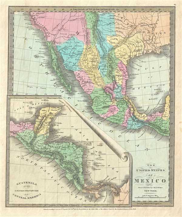 The United States of Mexico.: Geographicus Rare Antique Maps
