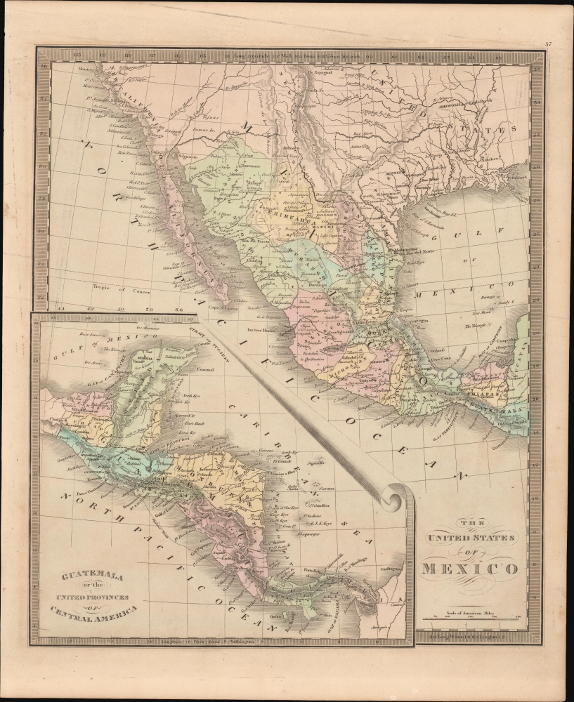 The United States of Mexico. / Guatemala or the United Provinces of ...