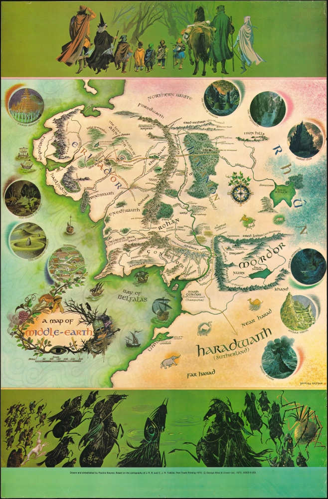 A Map of Middle-Earth. - Main View