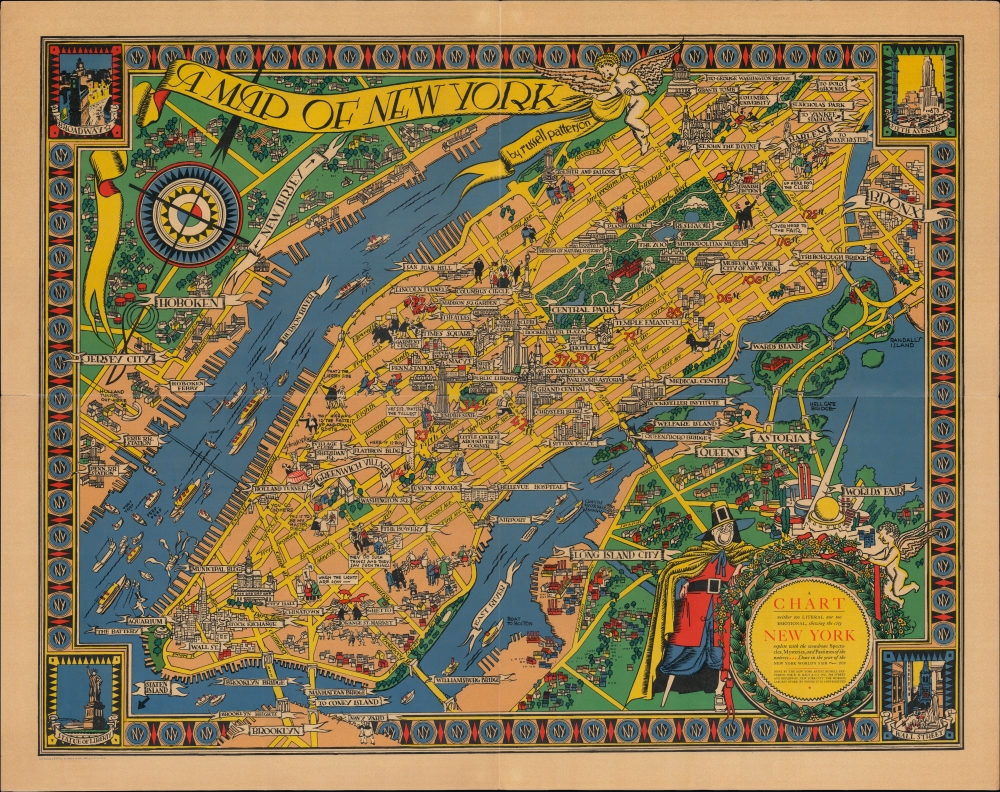 1939 Patterson Pictorial View of New York City, World's Fair