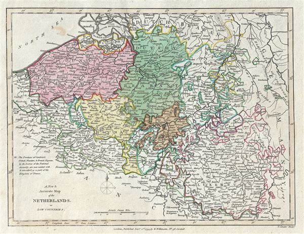 1799 map of holland