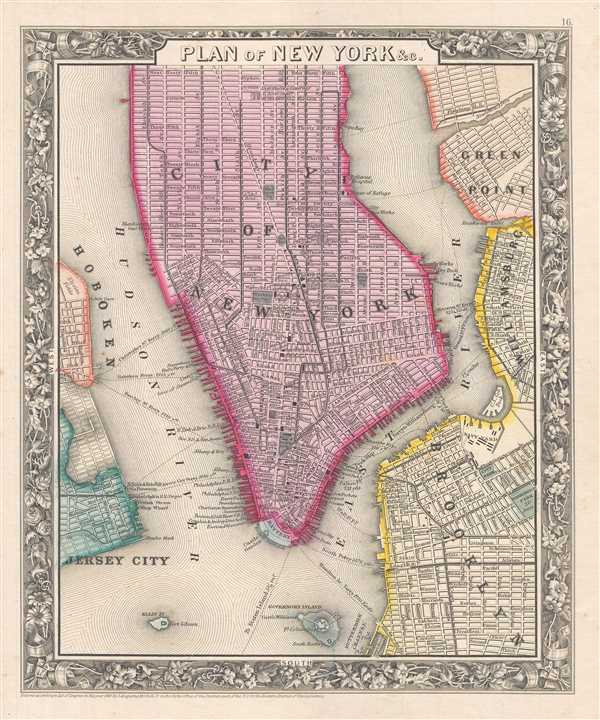 Plan of New York etc. - Main View